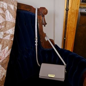 Zac Posen Earthette Leather Wallet with crossbody strap